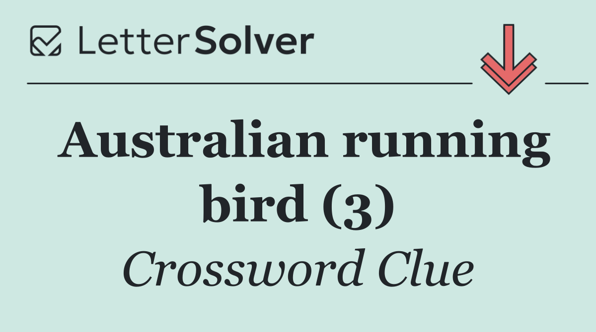 Australian running bird (3)