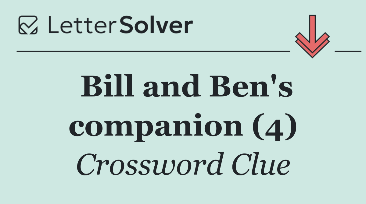 Bill and Ben's companion (4)