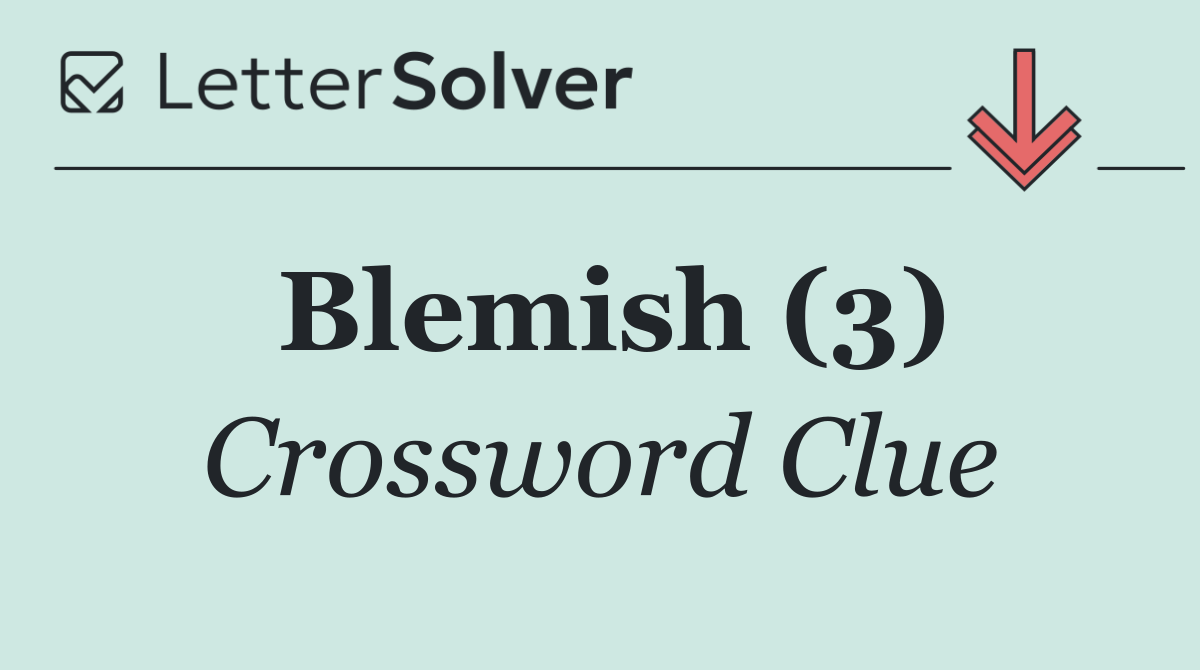 Blemish (3)