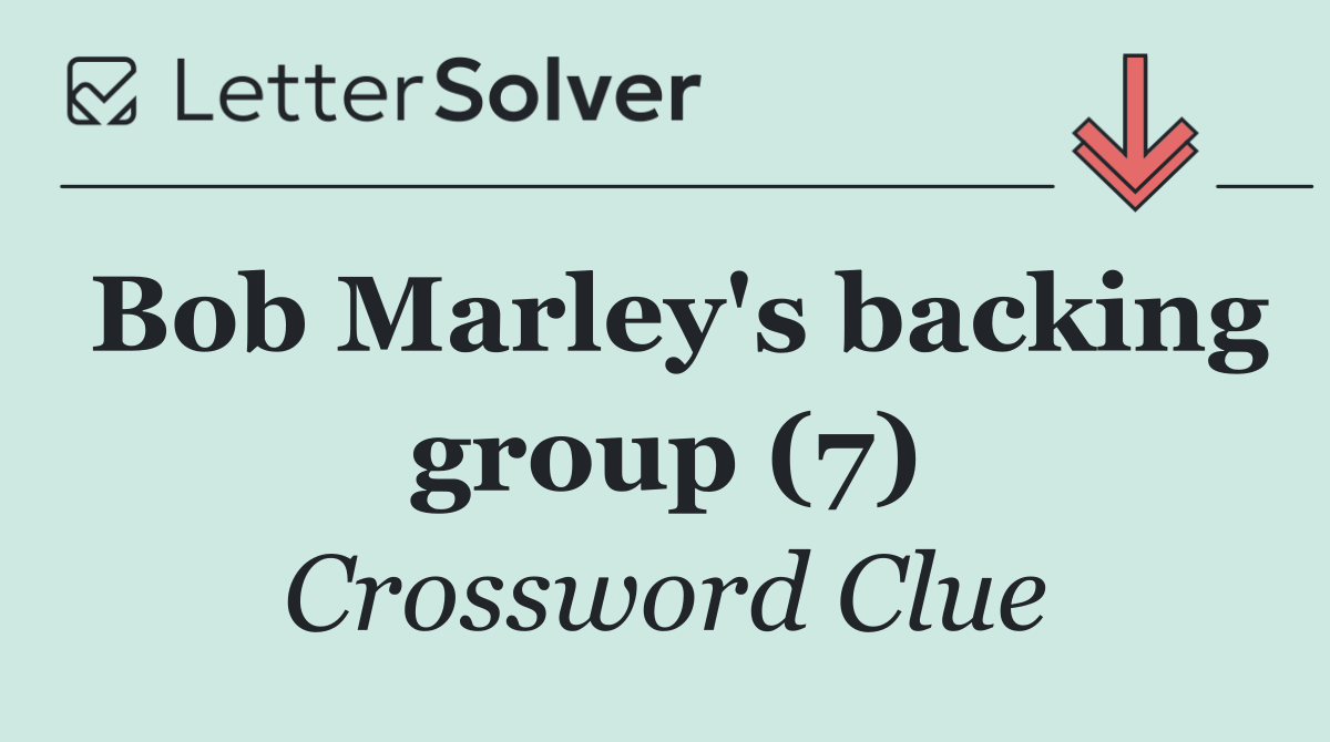 Bob Marley's backing group (7)