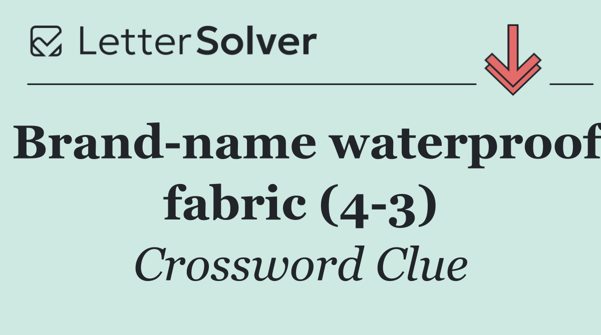 Brand name waterproof fabric (4 3)