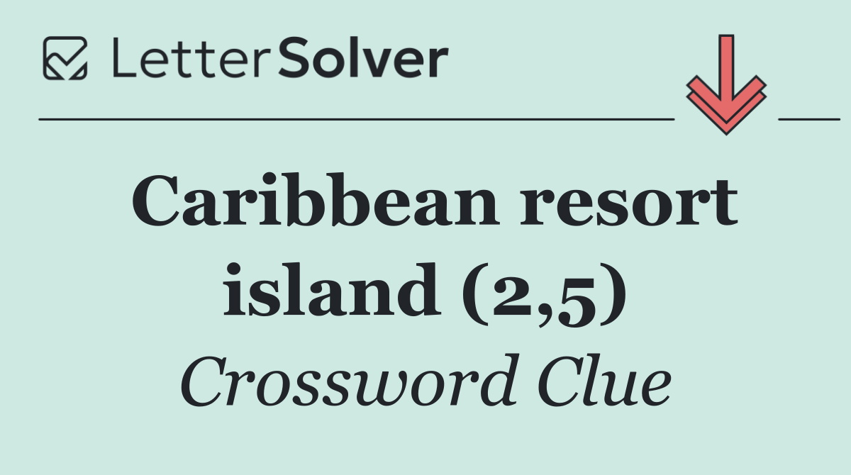 Caribbean resort island (2,5)