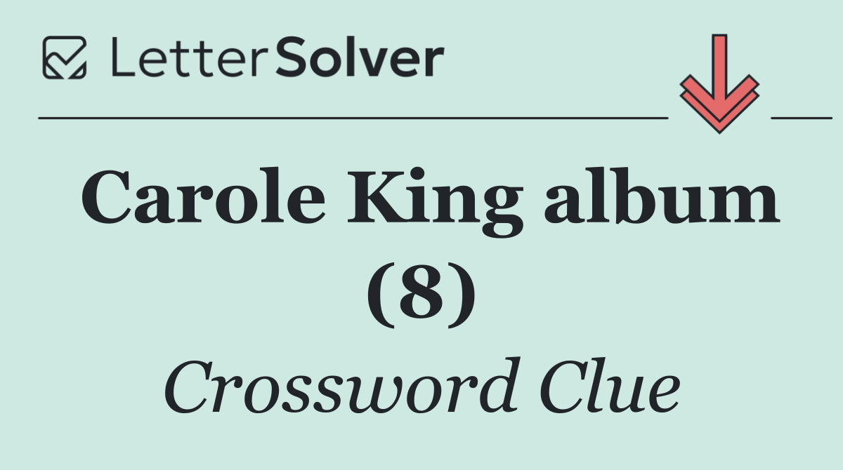 Carole King album (8)