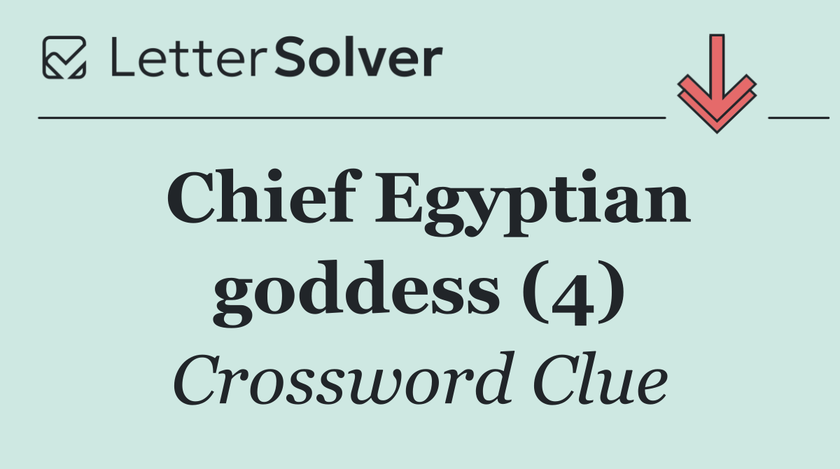 Chief Egyptian goddess (4)