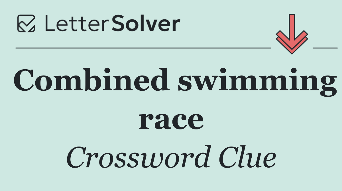 Combined swimming race