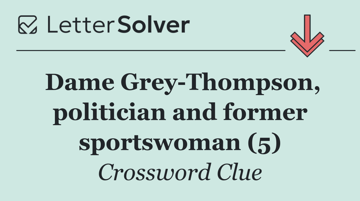 Dame Grey Thompson, politician and former sportswoman (5)