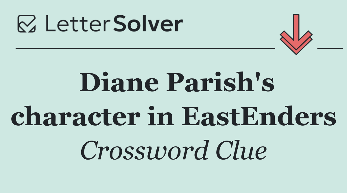 Diane Parish's character in EastEnders