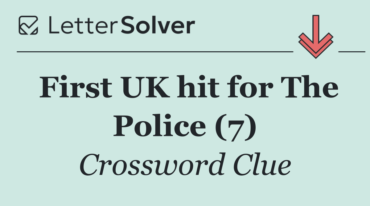 First UK hit for The Police (7)