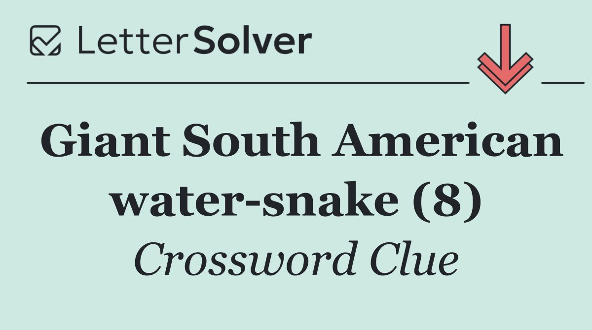 Giant South American water snake (8)