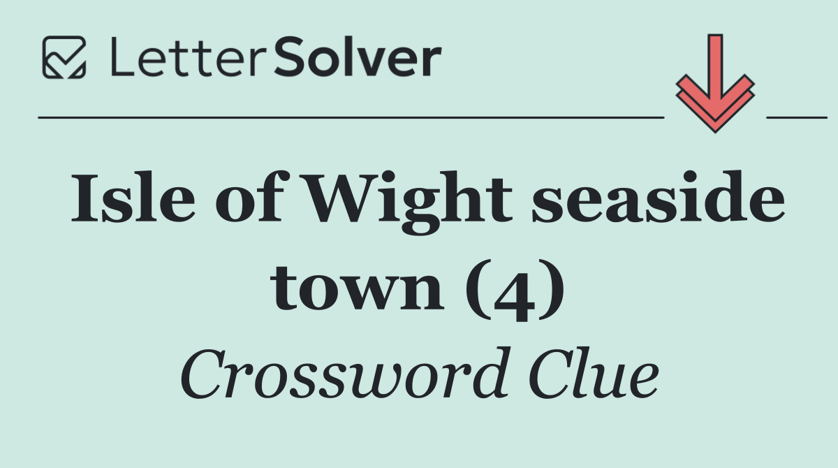 Isle of Wight seaside town (4)