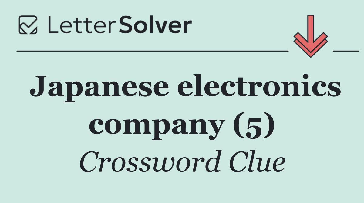 Japanese electronics company (5)