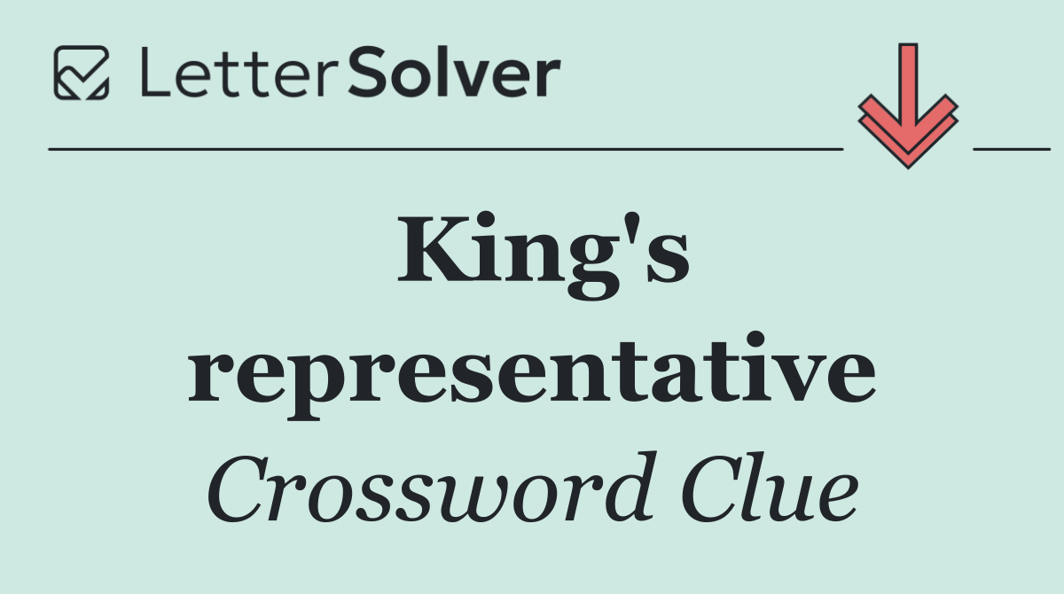 King's representative