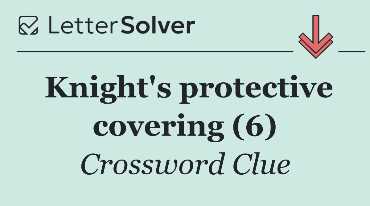 Knight's protective covering (6)