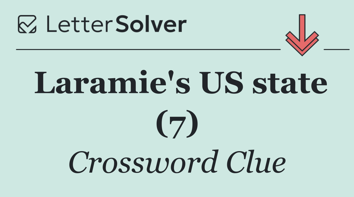 Laramie's US state (7)