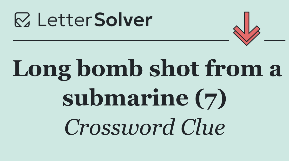 Long bomb shot from a submarine (7)
