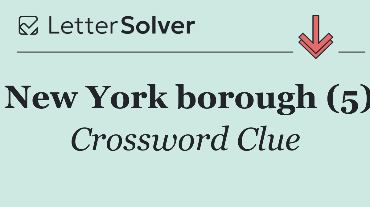 New York borough (5)