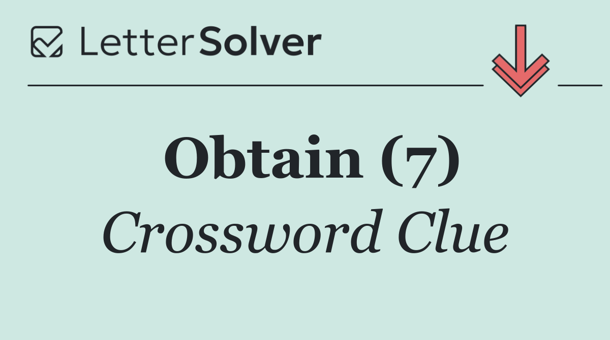 Obtain (7)