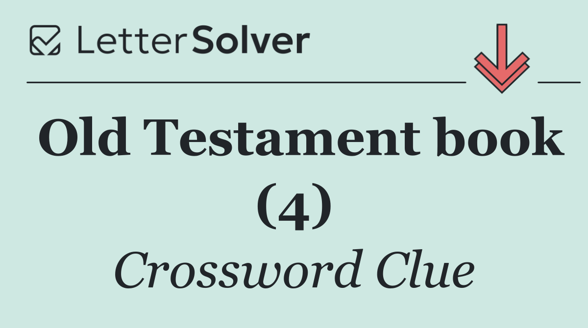 Old Testament book (4)