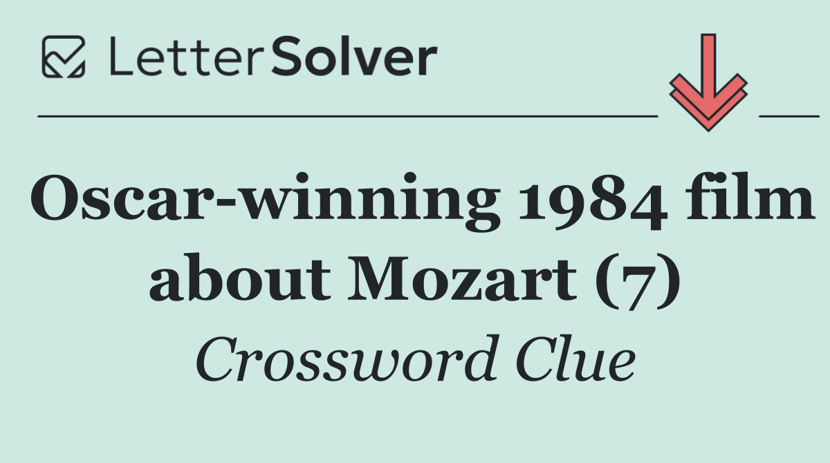 Oscar winning 1984 film about Mozart (7)