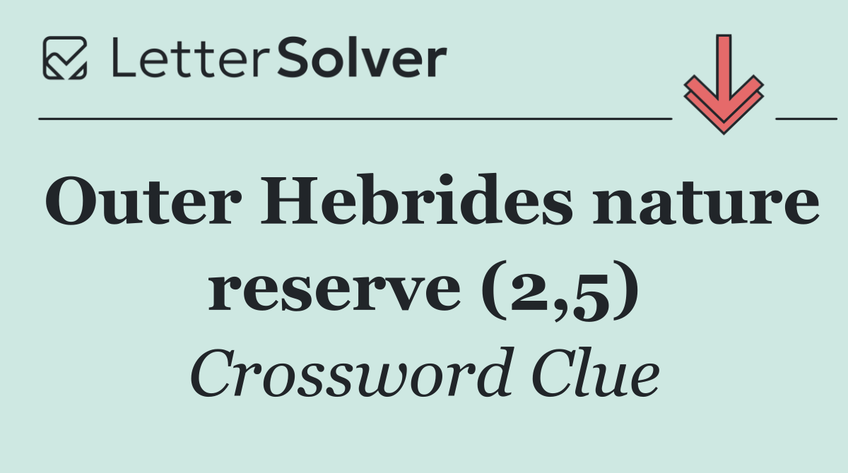 Outer Hebrides nature reserve (2,5)