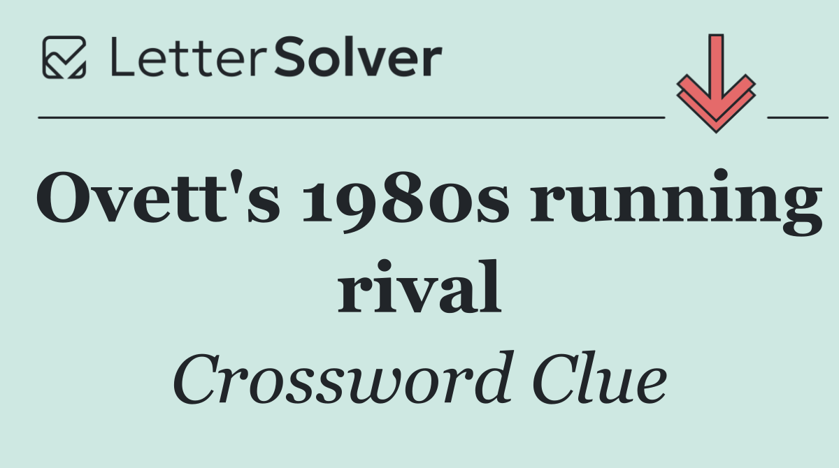 Ovett's 1980s running rival