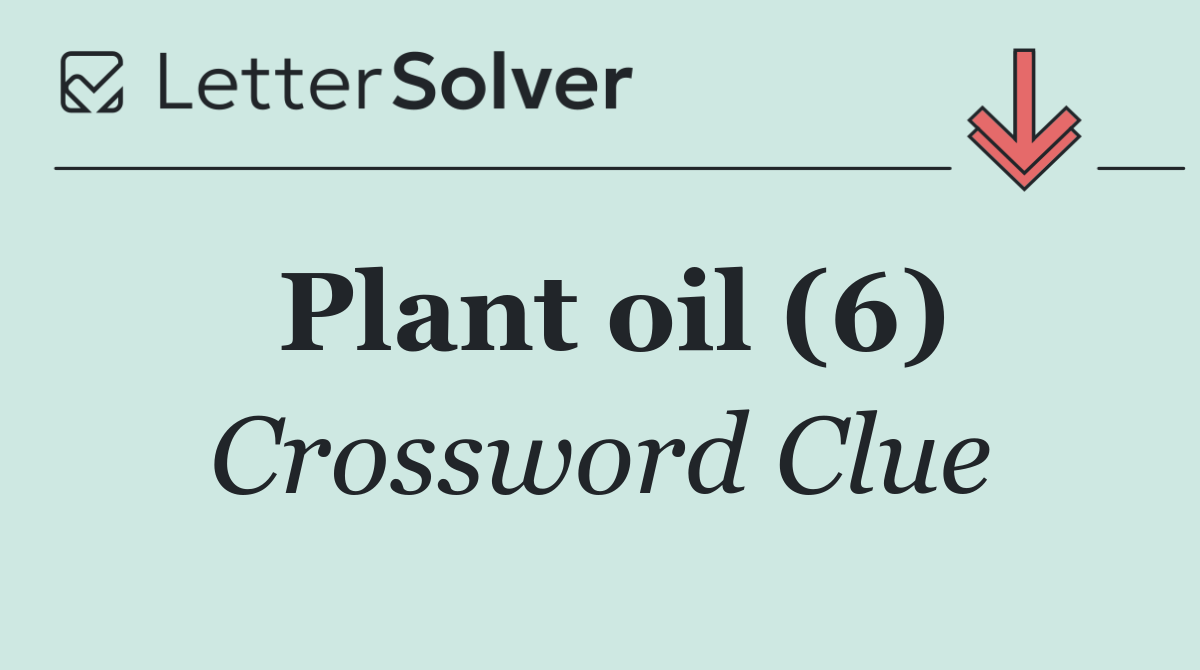 Plant oil (6)