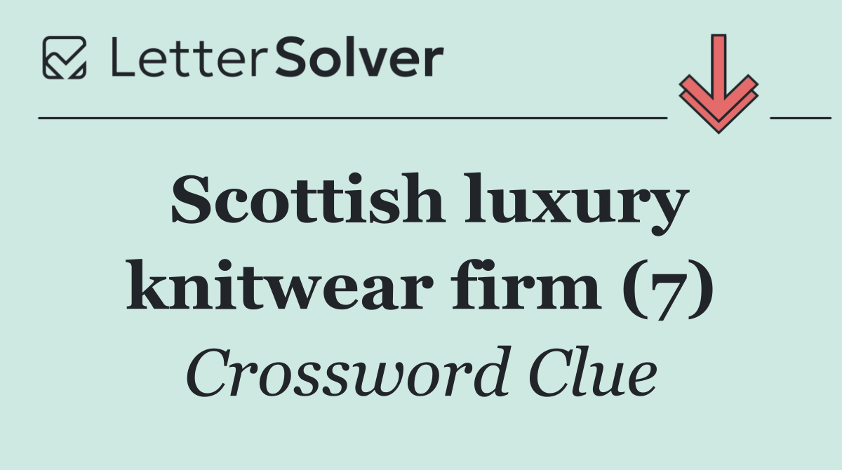 Scottish luxury knitwear firm (7)