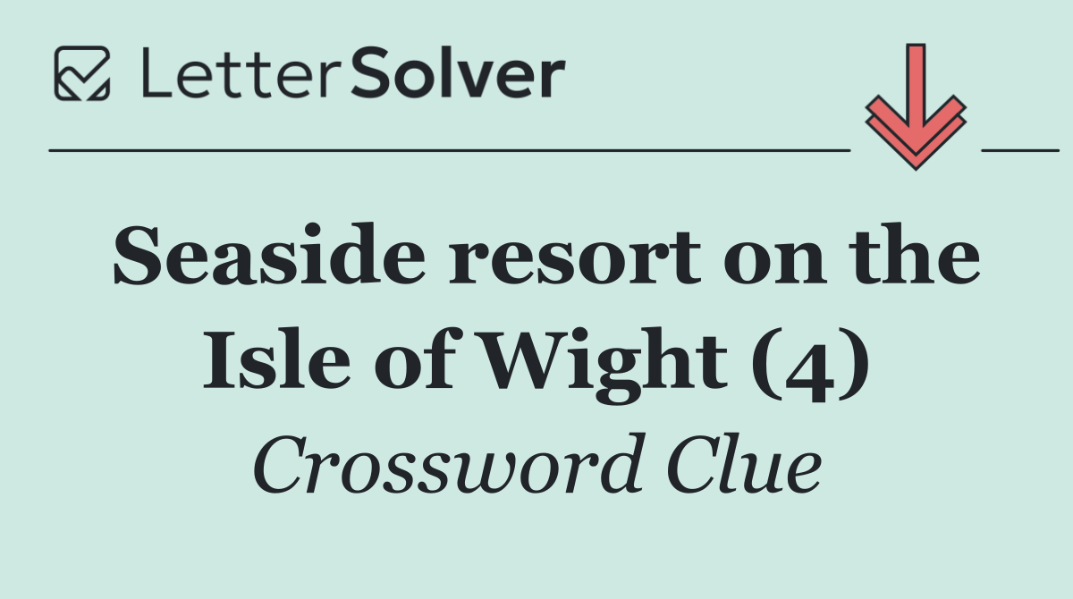 Seaside resort on the Isle of Wight (4)