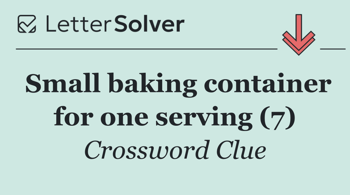 Small baking container for one serving (7)