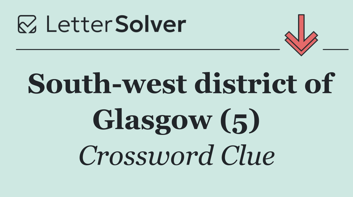South west district of Glasgow (5)