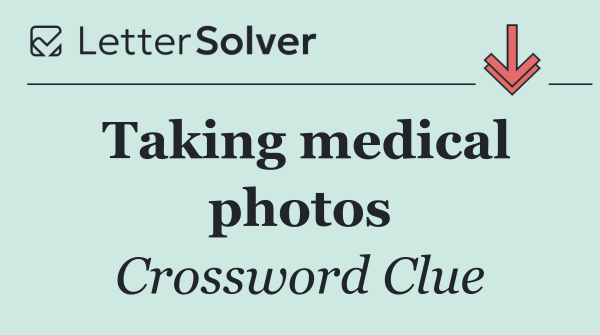 Taking medical photos