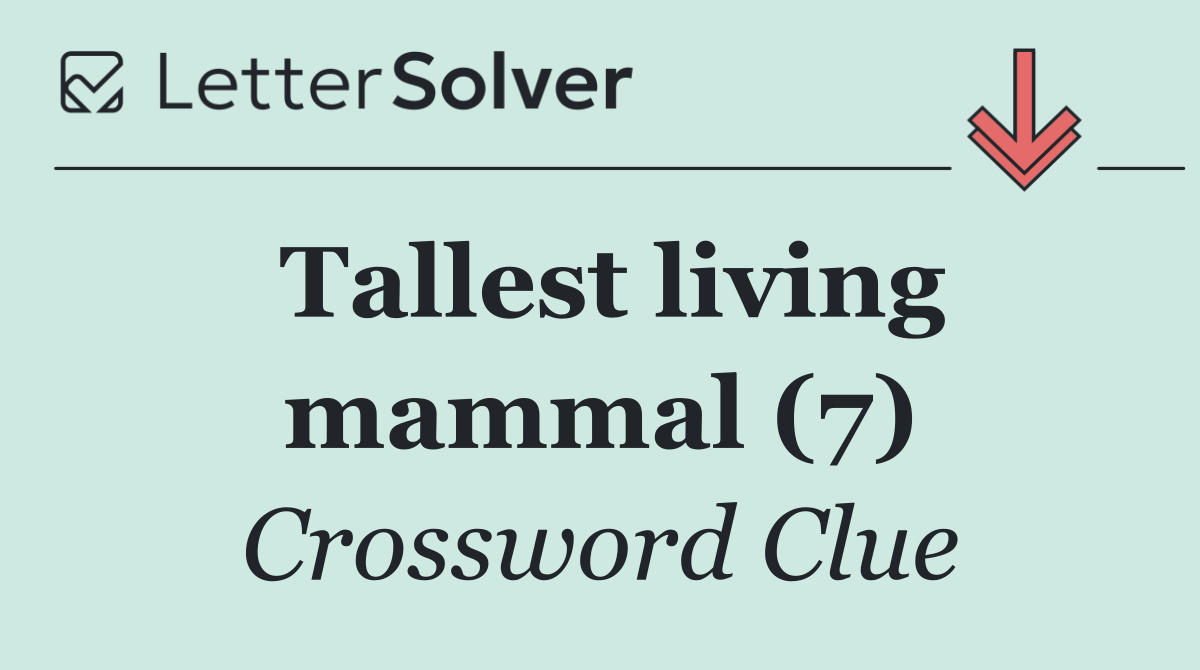 Tallest living mammal (7)