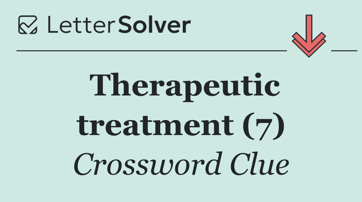 Therapeutic treatment (7)
