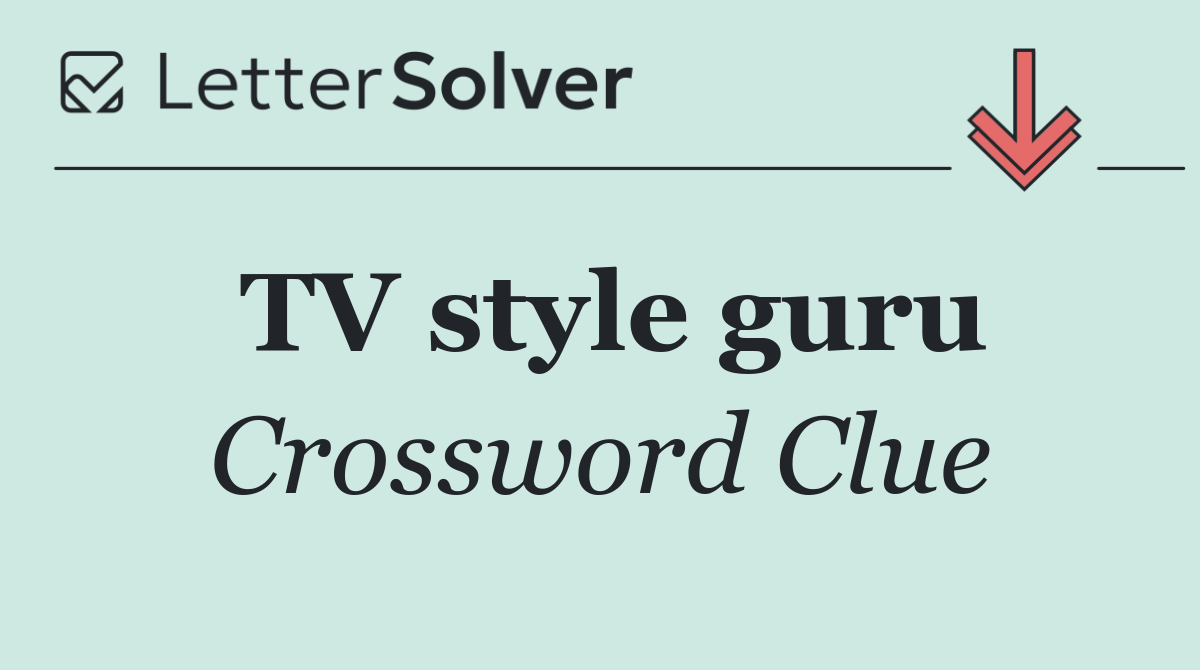 TV style guru
