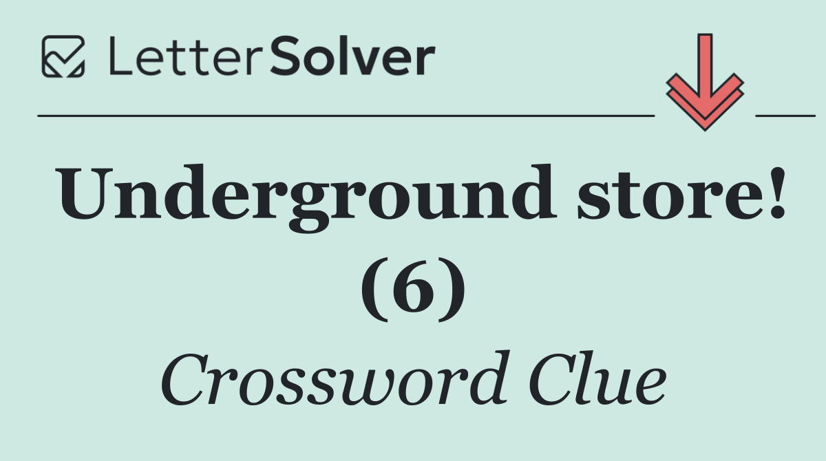 Underground store! (6)