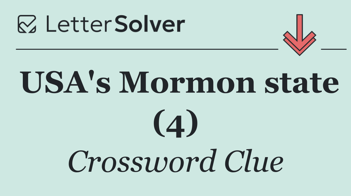 USA's Mormon state (4)