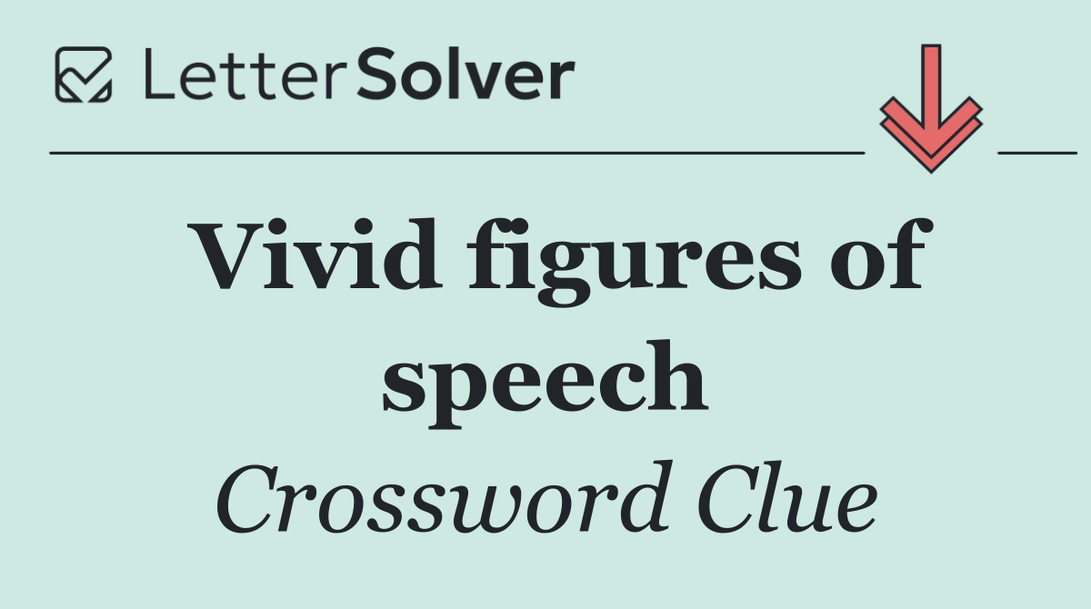 Vivid figures of speech
