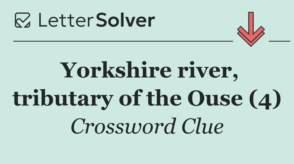 Yorkshire river, tributary of the Ouse (4)