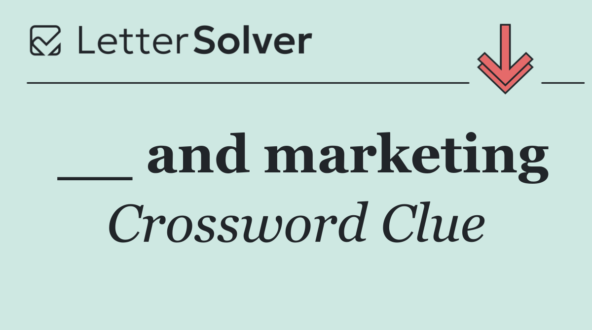 __ and marketing