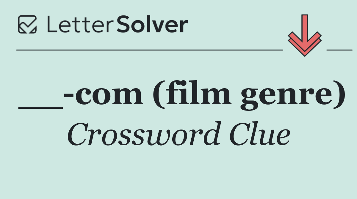 __ com (film genre)