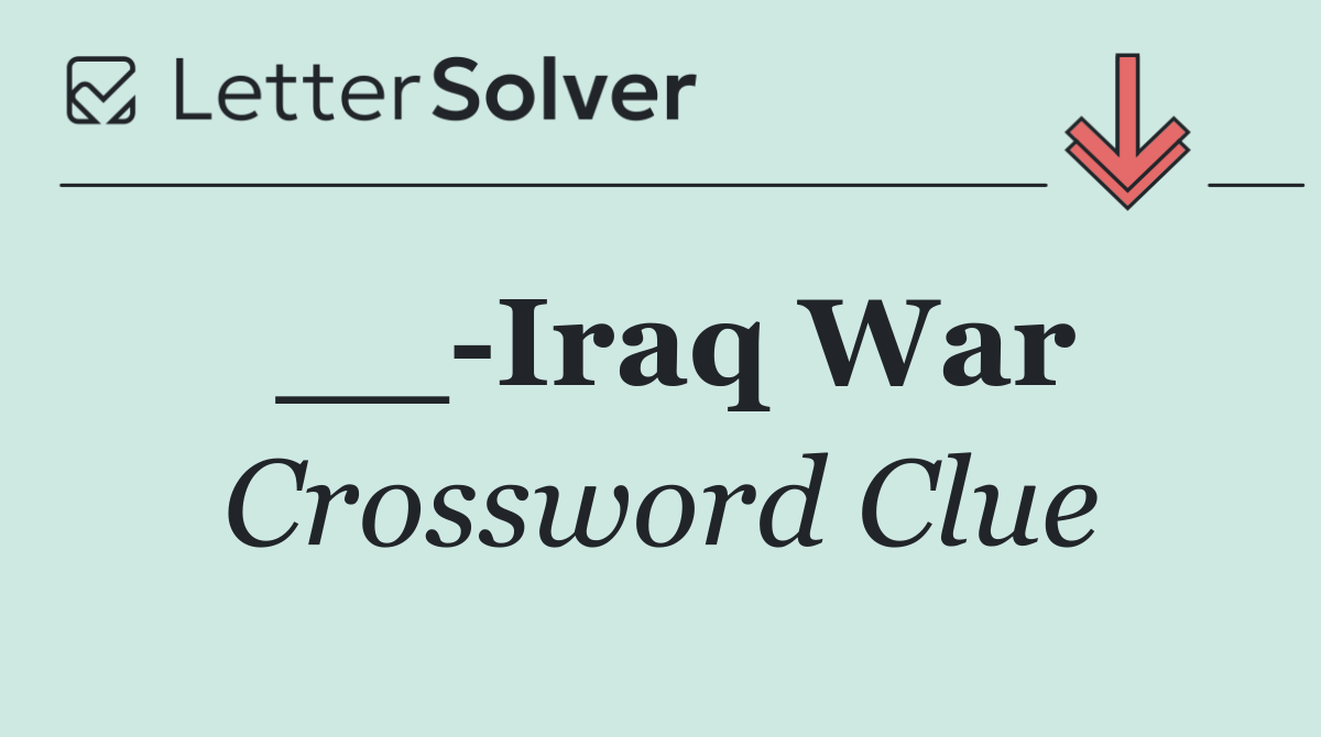 __ Iraq War