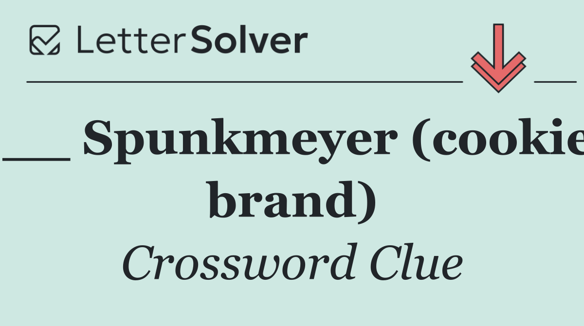 __ Spunkmeyer (cookie brand)