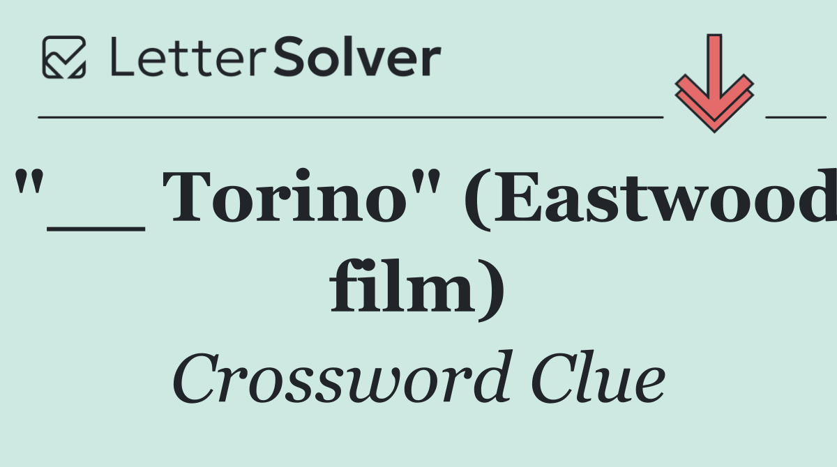 "__ Torino" (Eastwood film)