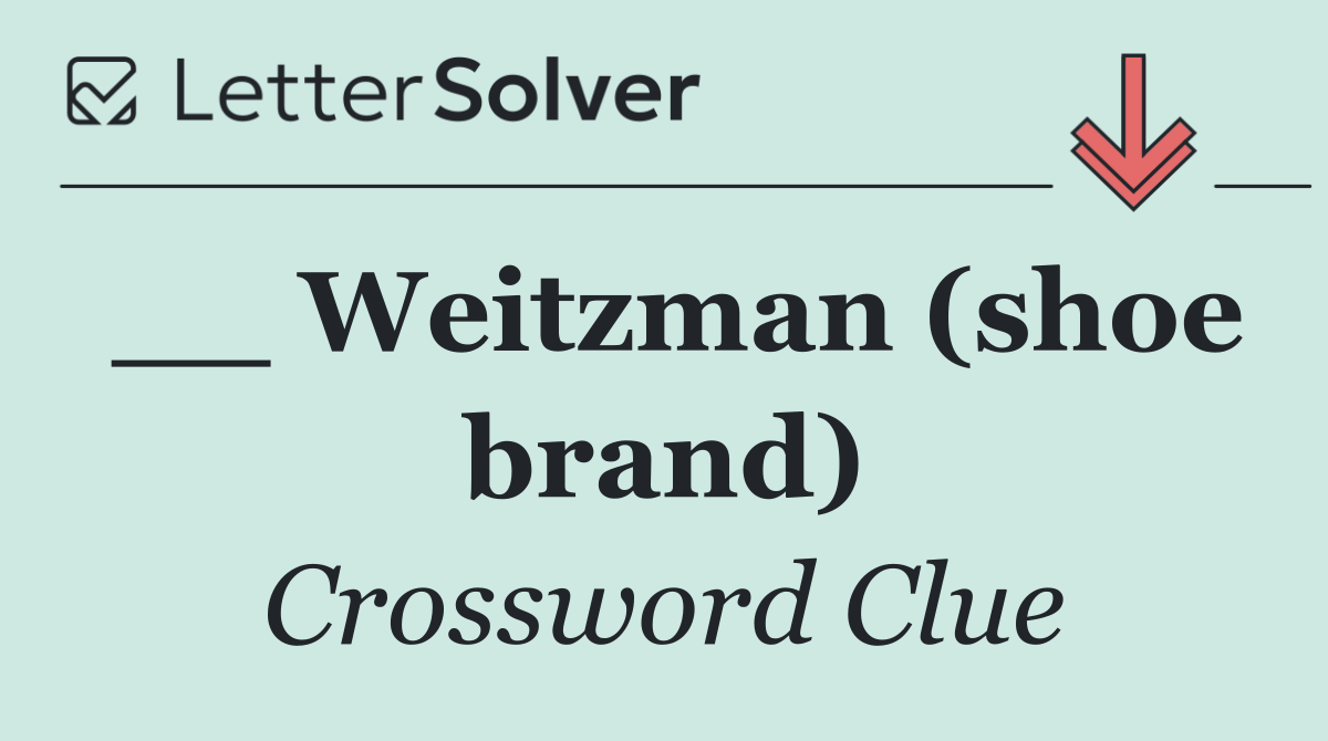__ Weitzman (shoe brand)