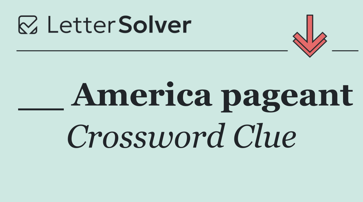 __ America pageant