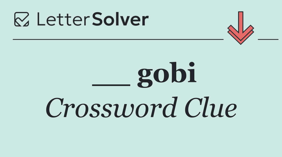 __ gobi