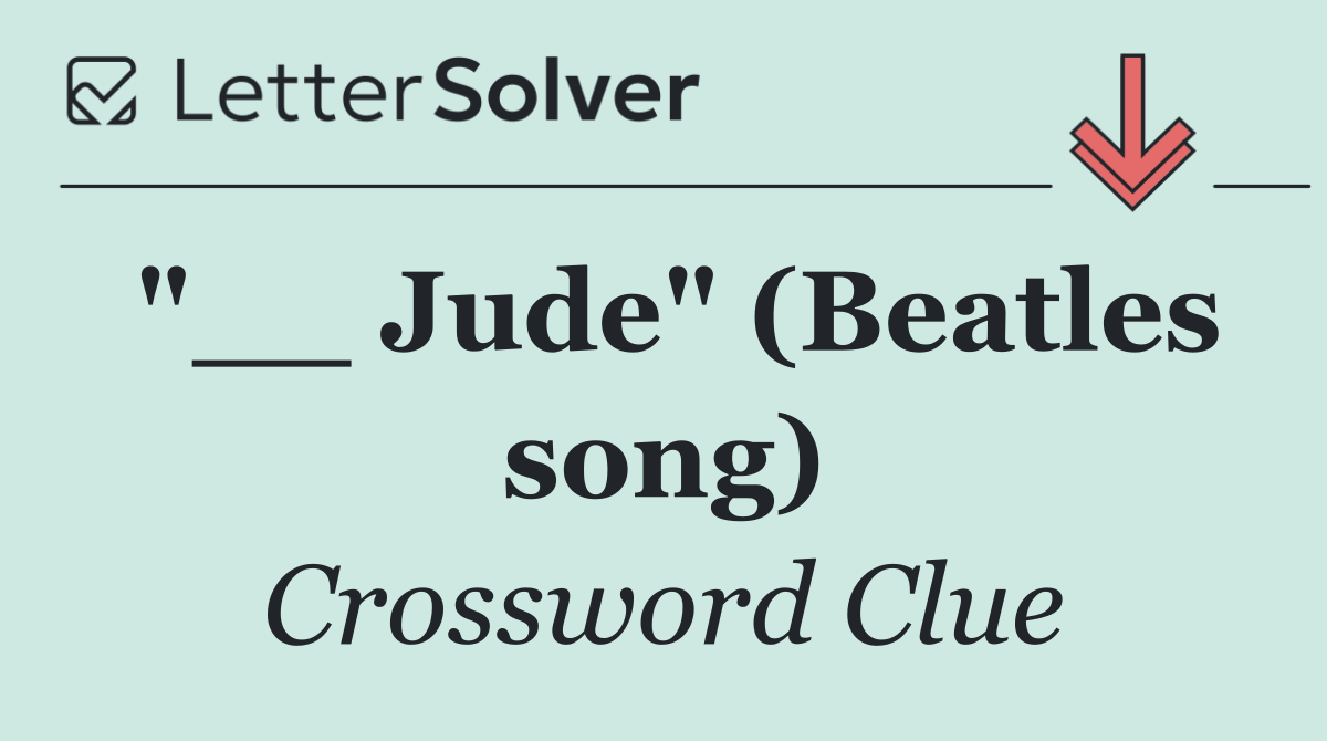 "__ Jude" (Beatles song)