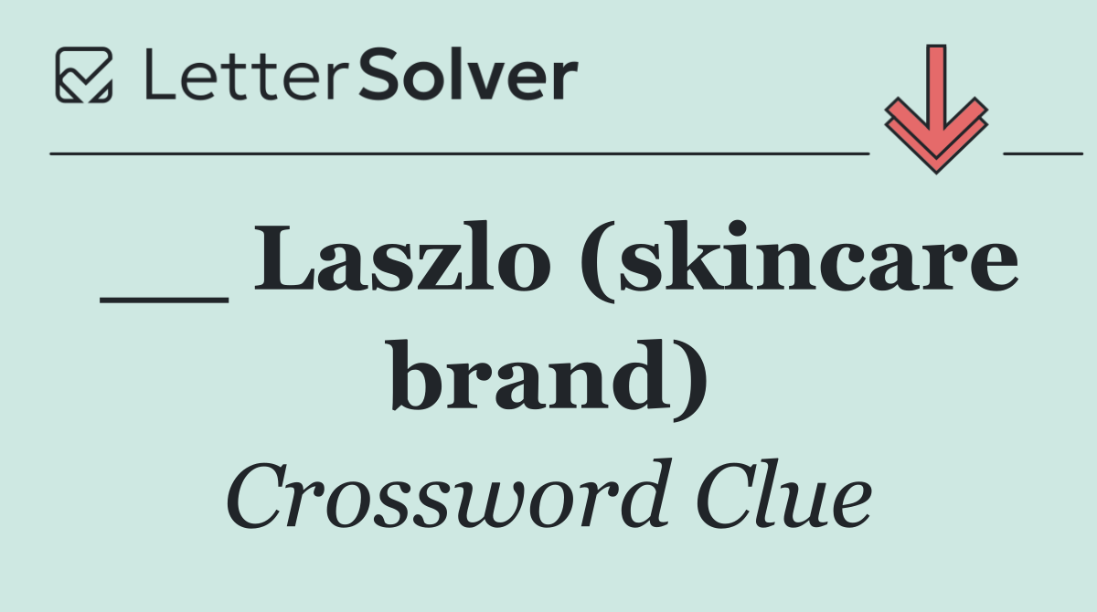 __ Laszlo (skincare brand)