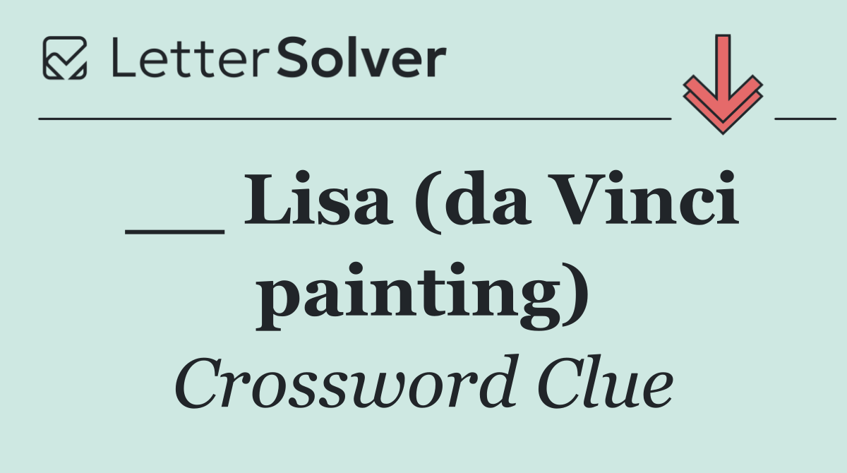 __ Lisa (da Vinci painting)
