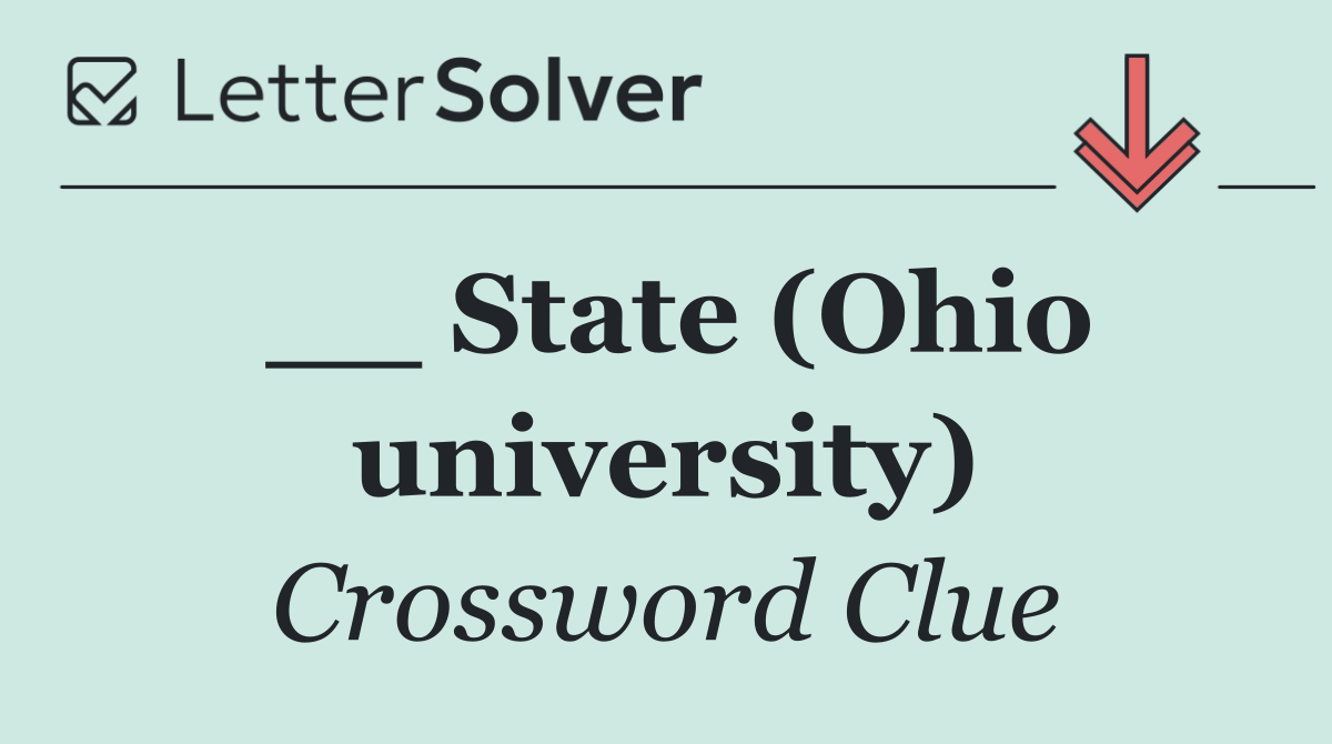 __ State (Ohio university)